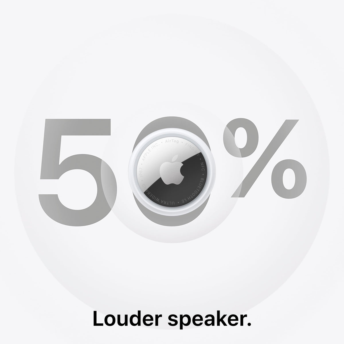 Apple AirTag (2nd Generation): Tracker for Keychain, Wallet, and More; Locator with Sound; Simple One-Tap Setup with iPhone or iPad; Key Finder with up to 1.5X Precision Finding Range