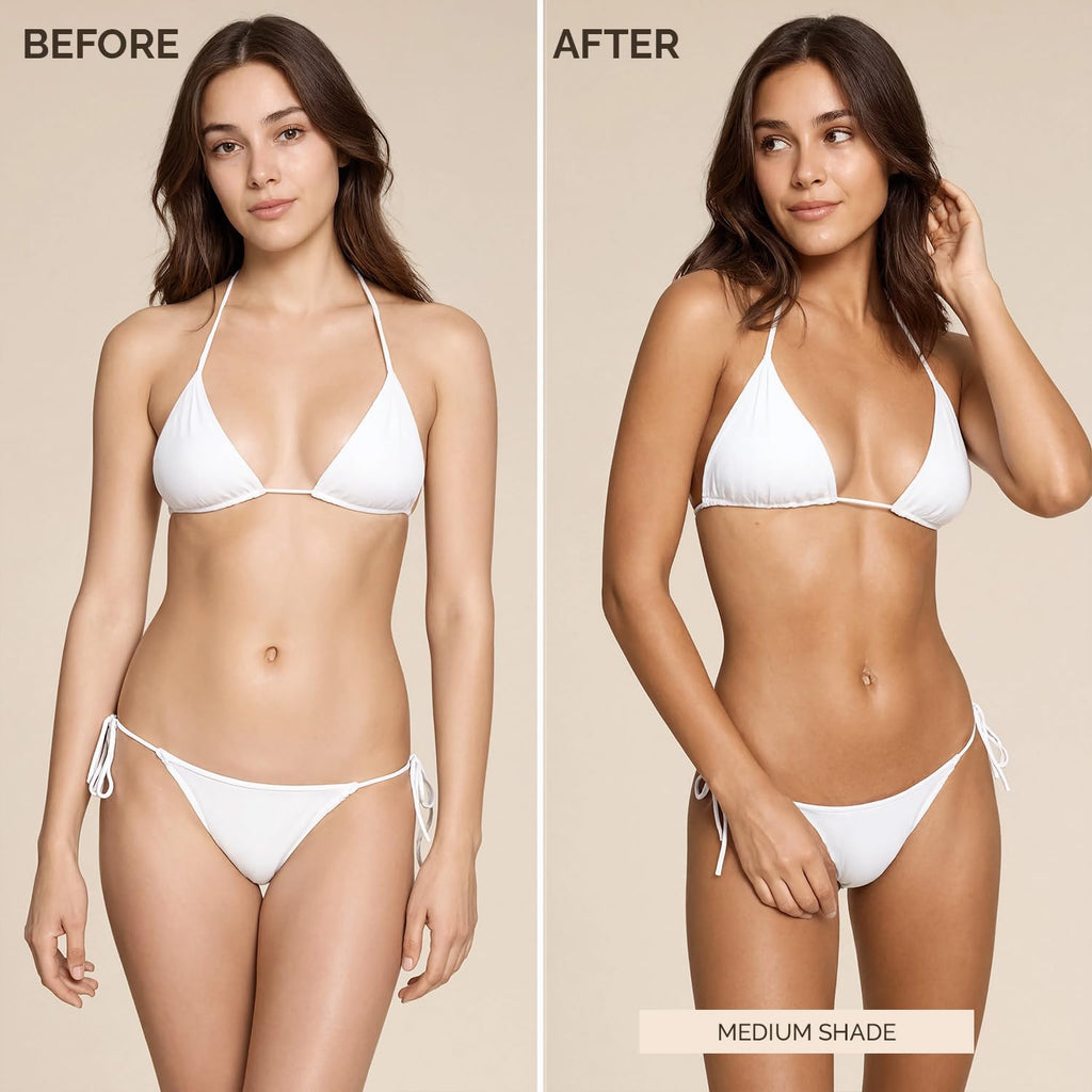 Beauty by Earth Self Tanner - USA Made with Natural & Organic Ingredients