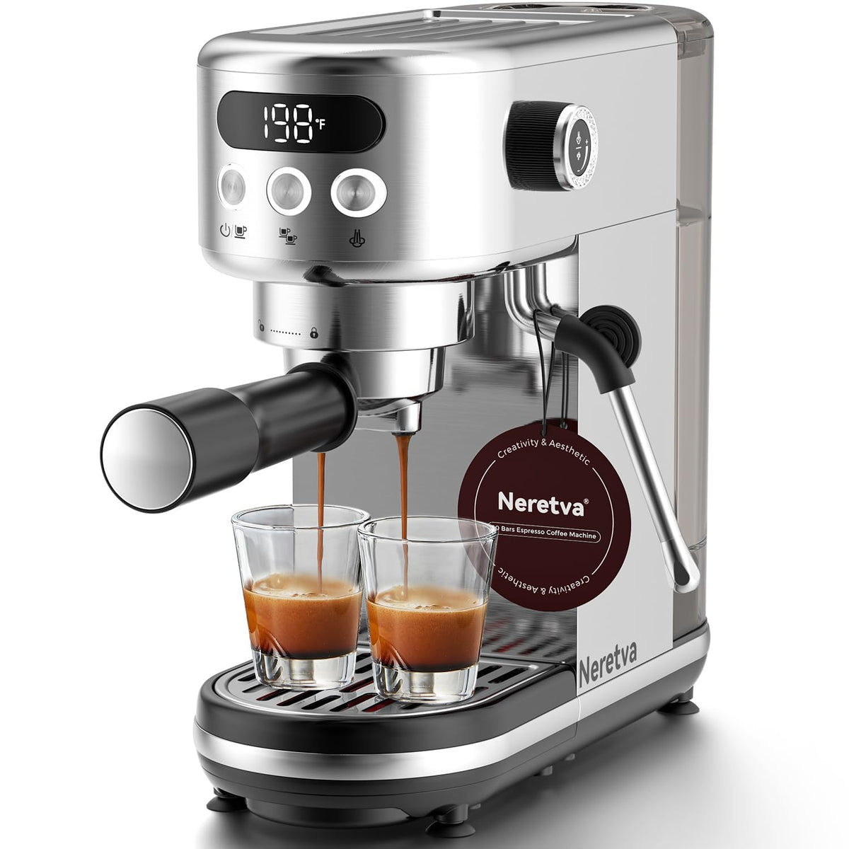 Neretva 20 Bar Espresso Machine Super Compact Espresso Coffee Machine
