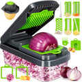 Yusshn Vegetable Chopper, 12-in-1 Food Veggie Chopper Cutter with Container