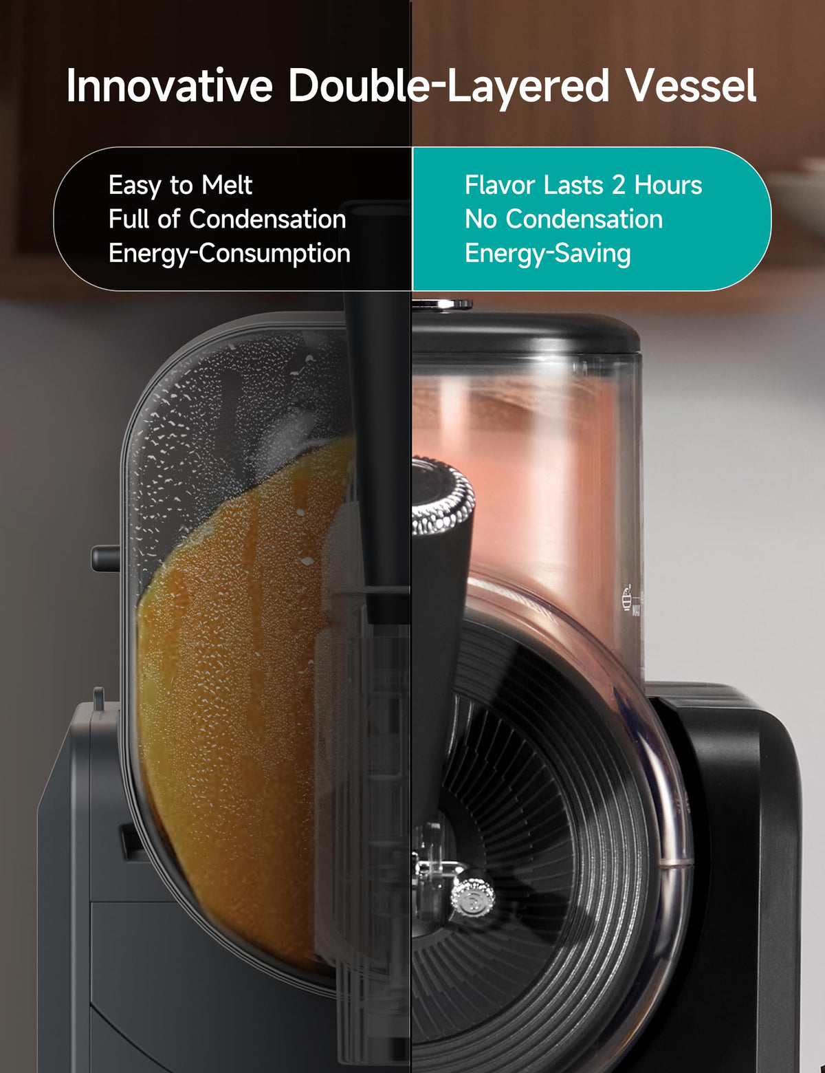 HiCOZY F3 Slushie Machine & Soft Serve Ice Cream Machine, Ice Cream Maker, No Ice Needed, Self-Cleaning, 5 Presets for Soft Serve, Frozen Drink, Milk Shake, Margaritas, Frappés and More