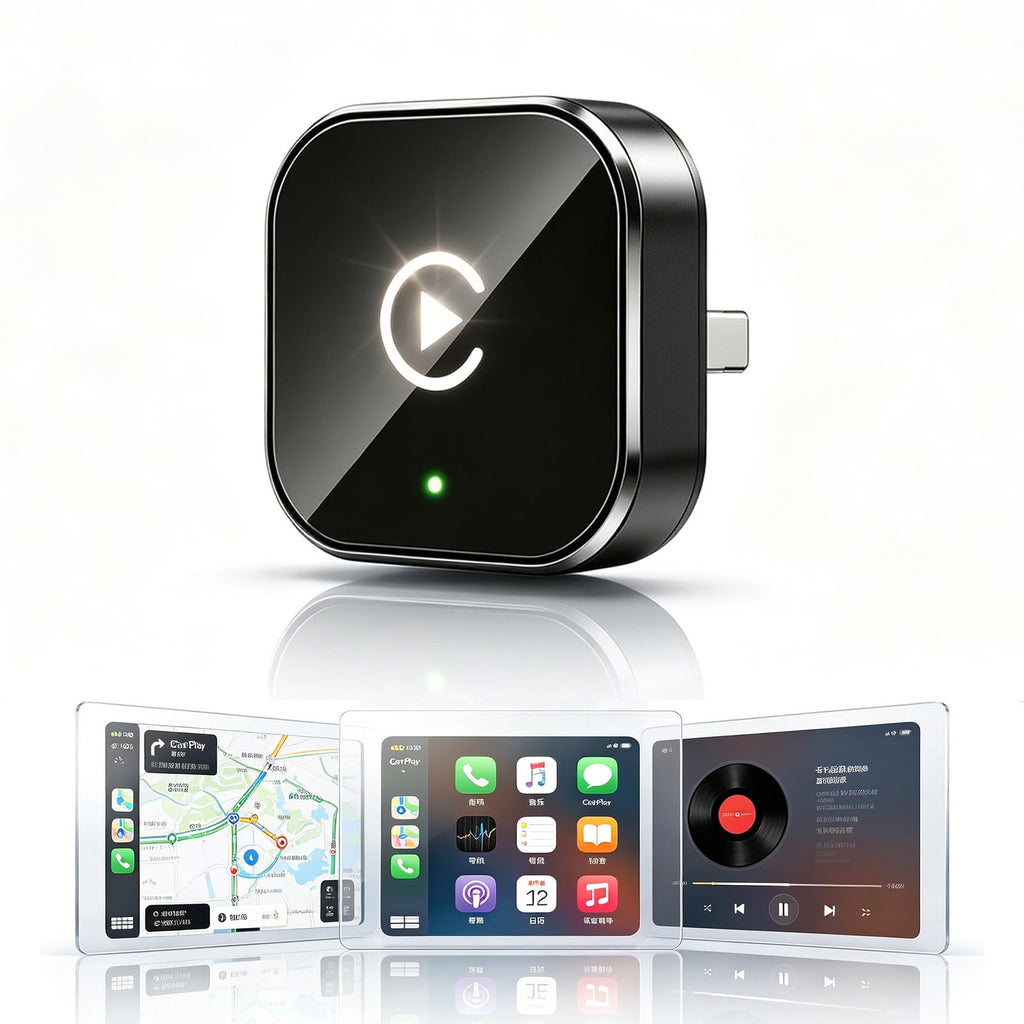 YFDUNV Wireless CarPlay Adapter,Supports iPhone & Android Phones